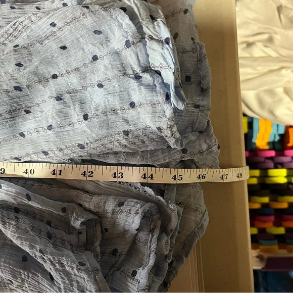 SUNDANCE ~ Belle Courant Cupro Tiered Ruffle Sleeveless Maxi/Midi Length Dress - Picture 10 of 12